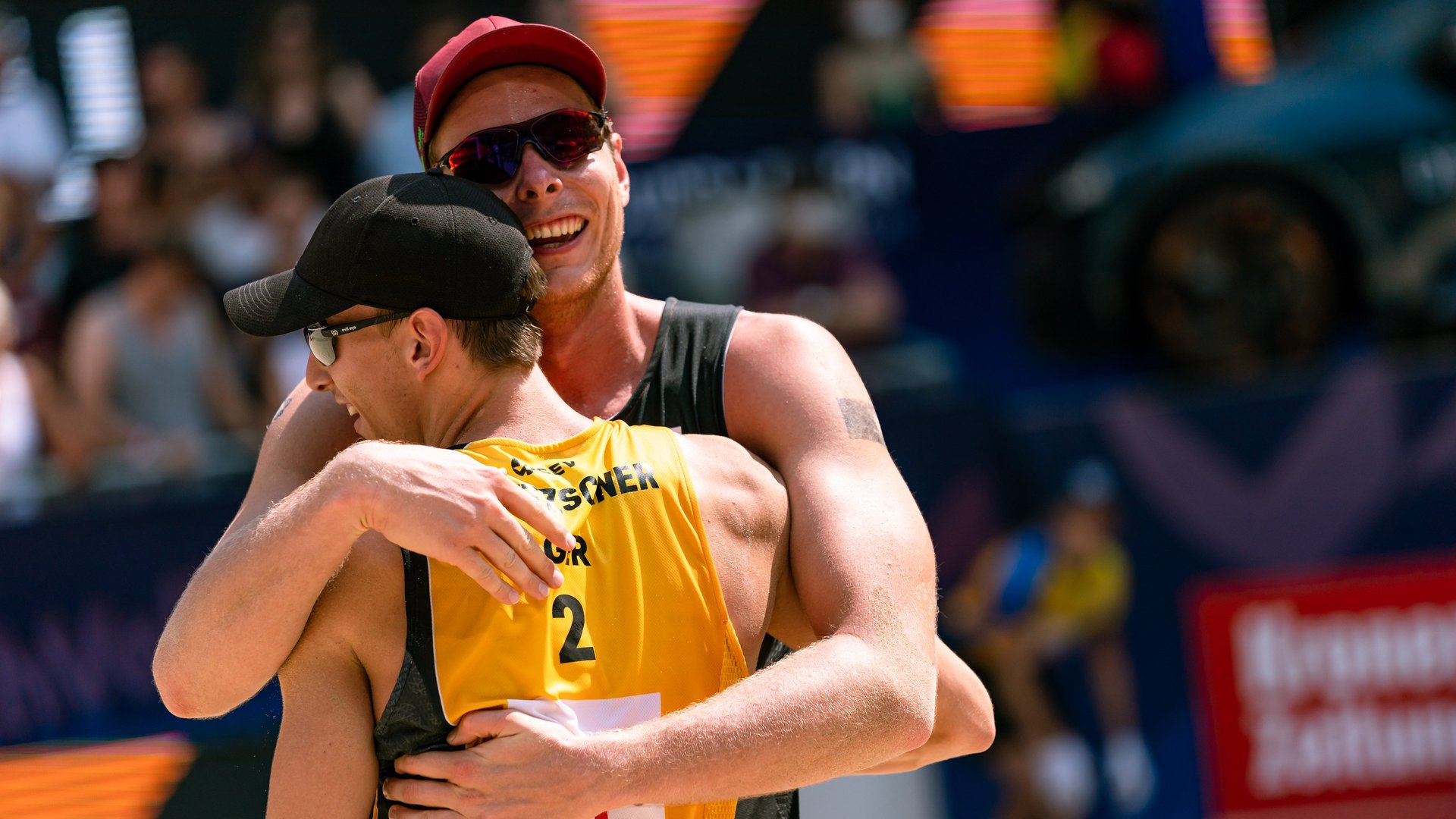 Nils Ehlers und Lukas Pfretzschner spielen als letztes deutsches Team im Viertelfinale