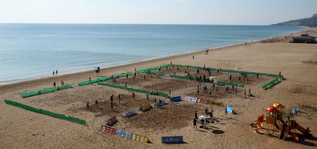 Courts am Strand