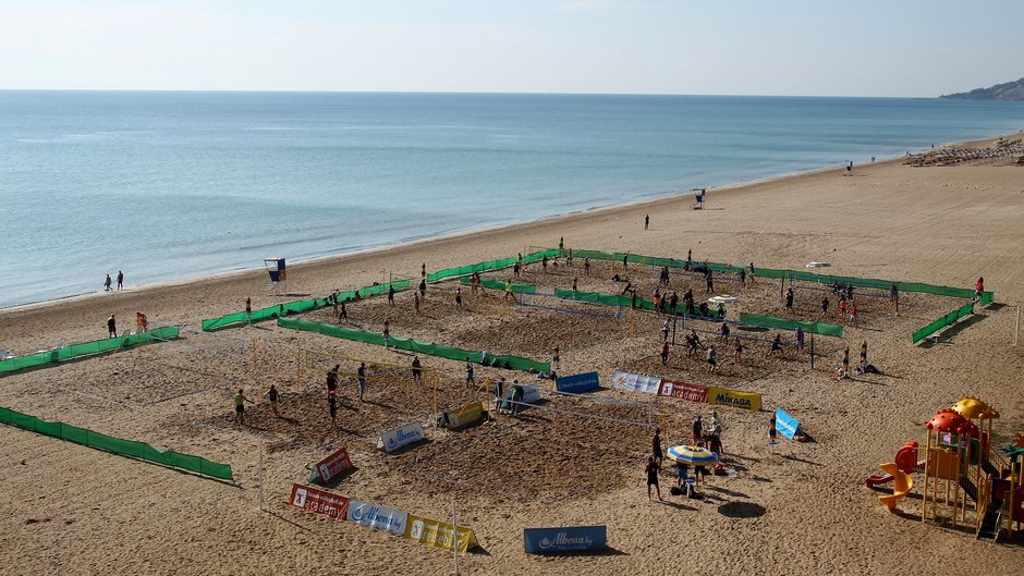 Courts am Strand