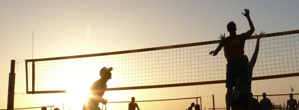 Beachvolleyball Match